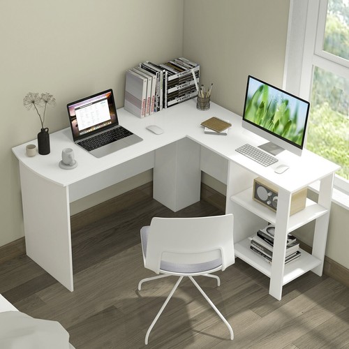 Shaped corner computer desk - l-shaped,