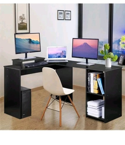 Computer corner desk monitor - desk, &