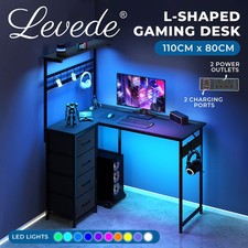 Levede L-Shaped Gaming Desk