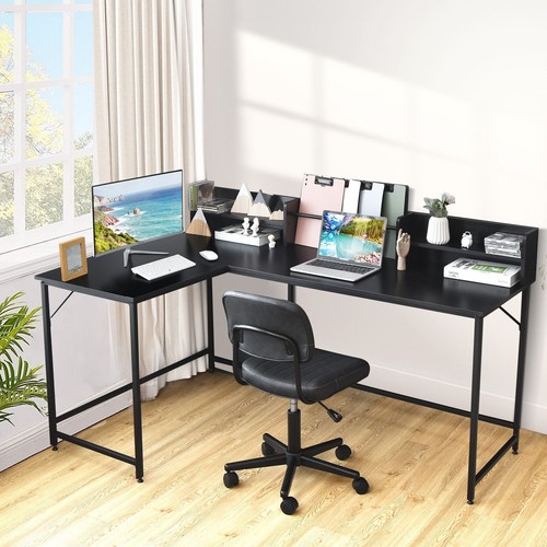 Shaped corner computer desk - corner,