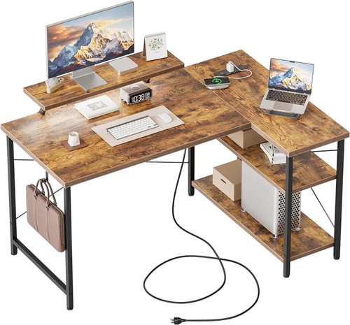 Unbranded shaped computer - l-shaped,