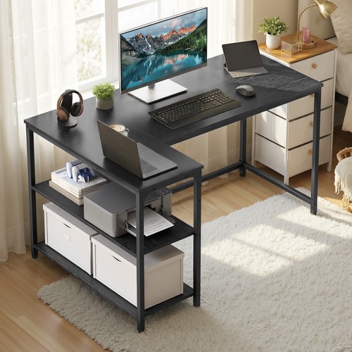 Vasagle shaped corner desk - vasagle,
